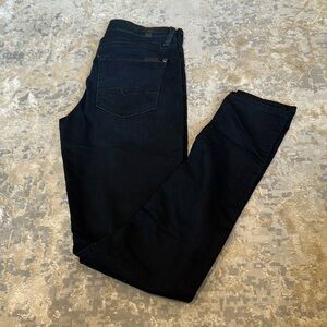 Seven For All Mankind Gwenevere Skinny Dark Blue Size 28